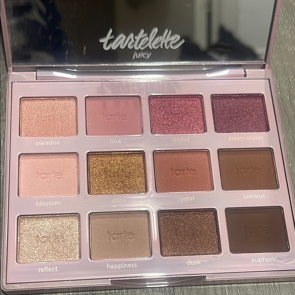 Tarte Tartelette Juicy Palette with Pink and Brown Hues